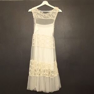 NWT! Zara Baby Doll Lace Dress Size S